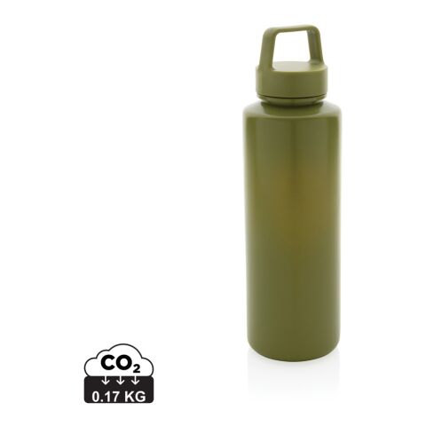 Wasserflasche mit Henkel aus RCS Recyclet PPb grün | ohne Werbeanbringung | Nicht verfügbar | Nicht verfügbar