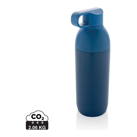 Flow Vakuumflasche aus RCS recyceltem Stainless-Steel blau | ohne Werbeanbringung | Nicht verfügbar | Nicht verfügbar