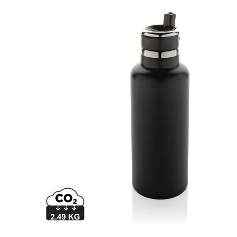 Hydro Vakuumflasche aus RCS recycel. Stainless-Steel schwarz | ohne Werbeanbringung | Nicht verfügbar | Nicht verfügbar