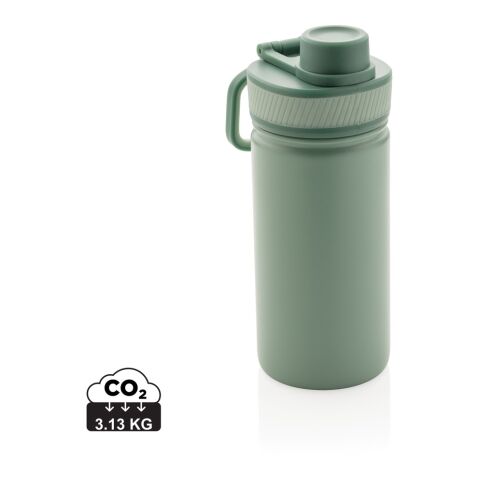 Sport Vakuum-Flasche aus Stainless Steel 550ml grün-grün | ohne Werbeanbringung | Nicht verfügbar | Nicht verfügbar