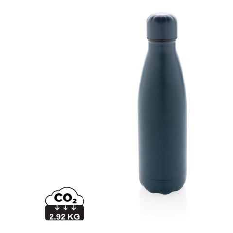 Einfarbige Vakuumisolierte Stainless Steel Flasche blau | ohne Werbeanbringung | Nicht verfügbar | Nicht verfügbar