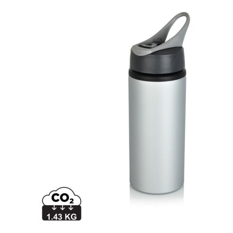 Aluminium Sportflasche grau-grau | ohne Werbeanbringung | Nicht verfügbar | Nicht verfügbar | Nicht verfügbar