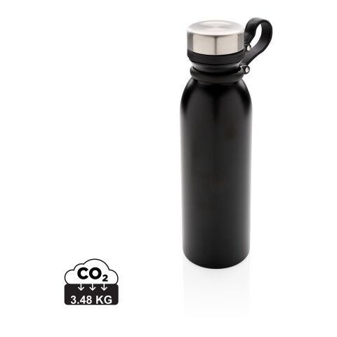 Kupfer-Vakuumisolierte Flasche mit Trageriemen schwarz | ohne Werbeanbringung | Nicht verfügbar | Nicht verfügbar | Nicht verfügbar