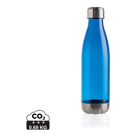 Auslaufsichere Trinkflasche mit Stainless-Steel-Deckel blau | ohne Werbeanbringung | Nicht verfügbar | Nicht verfügbar
