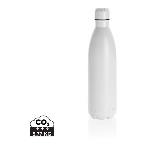 Vakuum Edelstahlflasche 1L weiß | ohne Werbeanbringung | Nicht verfügbar | Nicht verfügbar