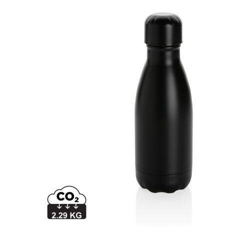 Vakuum Edelstahlflasche 260ml schwarz | ohne Werbeanbringung | Nicht verfügbar | Nicht verfügbar