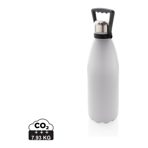 Große Vakuum Stainless Steel Flasche 1,5L grau | ohne Werbeanbringung | Nicht verfügbar | Nicht verfügbar