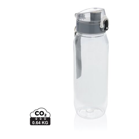 Yide verschließbare Wasserflasche aus RCS rec. PET, 800ml weiß | ohne Werbeanbringung | Nicht verfügbar | Nicht verfügbar