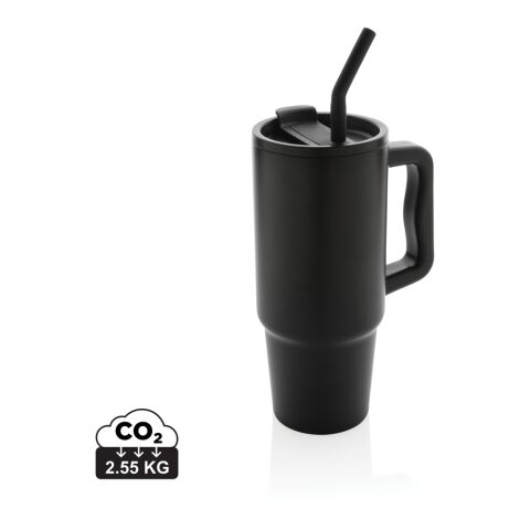 Embrace Deluxe Becher aus RCS recyceltem Edelstahl 900ml schwarz | ohne Werbeanbringung | Nicht verfügbar | Nicht verfügbar