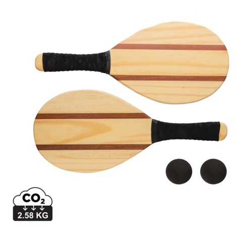 Frescobol Tennis-Set aus Holz