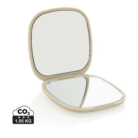 Reflecta Make-Up Spiegel aus RCS rec. ABS beige | ohne Werbeanbringung | Nicht verfügbar | Nicht verfügbar