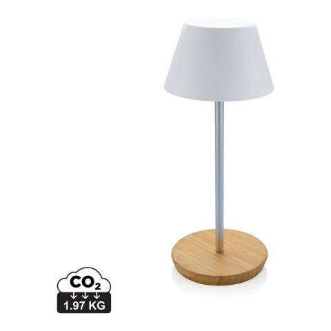 Pure Glow USB-Tischleuchte aus recyceltem Kunststoff weiß | ohne Werbeanbringung | Nicht verfügbar | Nicht verfügbar