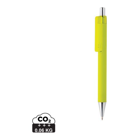 X8 Stift mit Smooth-Touch limone | ohne Werbeanbringung | Nicht verfügbar | Nicht verfügbar