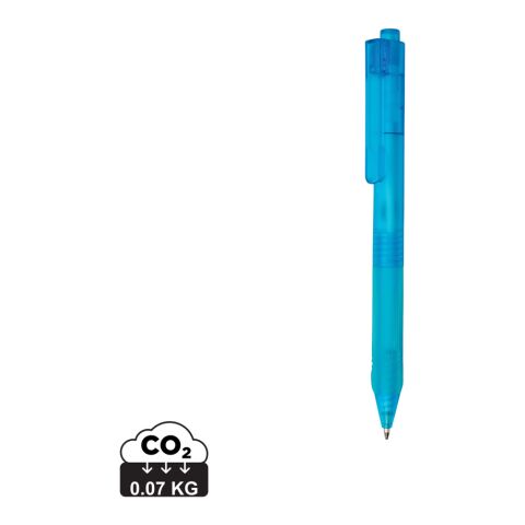 X9 Stift gefrostet mit Silikongriff blau | ohne Werbeanbringung | Nicht verfügbar | Nicht verfügbar