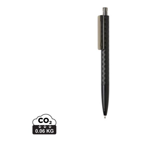Werbeartikel X3 Stift – schwarz – mit Logo bedruckt