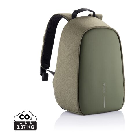 Bobby Hero Small Anti-Diebstahl-Rucksack grün-schwarz | ohne Werbeanbringung | Nicht verfügbar | Nicht verfügbar