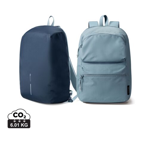Werbeartikel XD Design Switch 2-in-1 Rucksack – blau-navy blau – mit Logo bedruckt