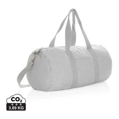 Werbeartikel Impact Aware 285g/m² ungefärbter Recycled Canvas-Seesack – grau – Seesack / Drybag / Beutel mit Logo bedruckt