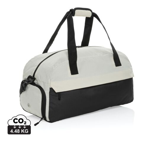 Werbeartikel Kazu AWARE RPET Weekend-Duffel-Bag – off white