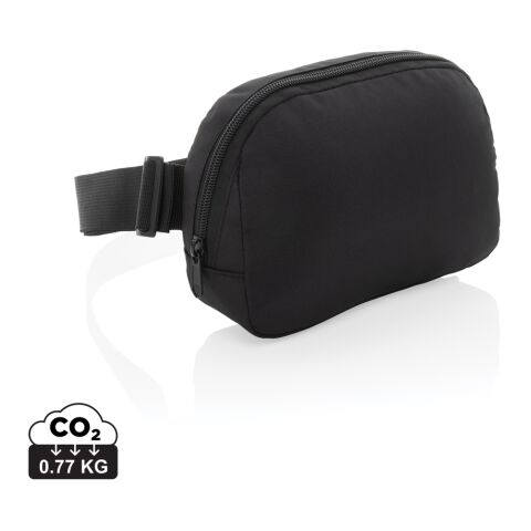 Werbeartikel Aero Aware RPET Everyday Sling Bag – schwarz – mit Logo bedruckt