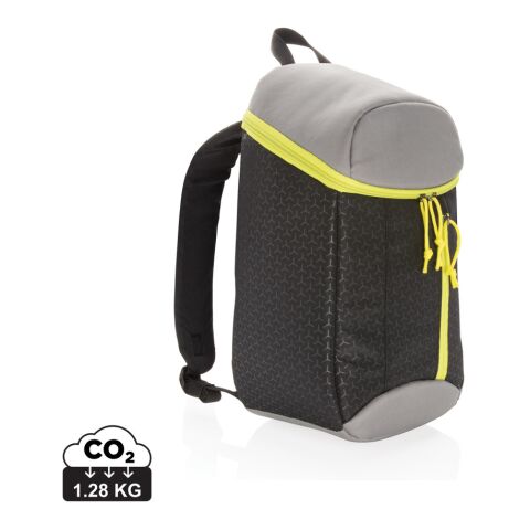 Kühler Rucksack 10L schwarz-limone | ohne Werbeanbringung | Nicht verfügbar | Nicht verfügbar | Nicht verfügbar