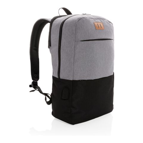 Moderner 15.6" USB &amp; RFID Laptop-Rucksack PVC-frei