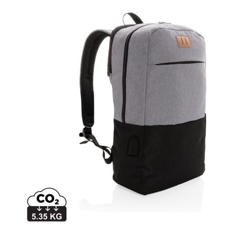 Moderner 15.6&quot; USB &amp; RFID Laptop-Rucksack PVC-frei