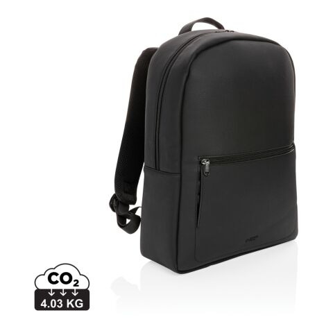 Swiss Peak Deluxe PU Laptop-Rucksack, PVC-frei schwarz | ohne Werbeanbringung | Nicht verfügbar | Nicht verfügbar