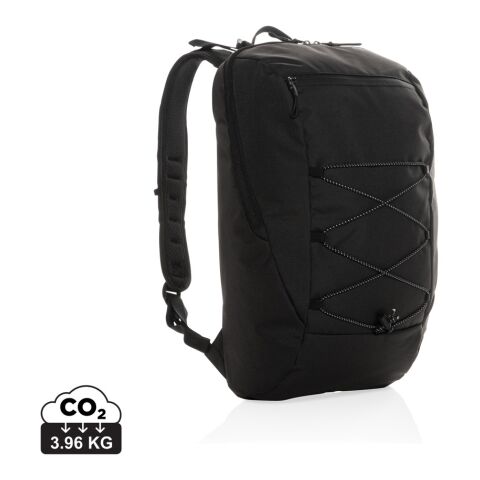 Werbeartikel Impact AWARE Wanderrucksack 18L – schwarz – mit Logo bedruckt