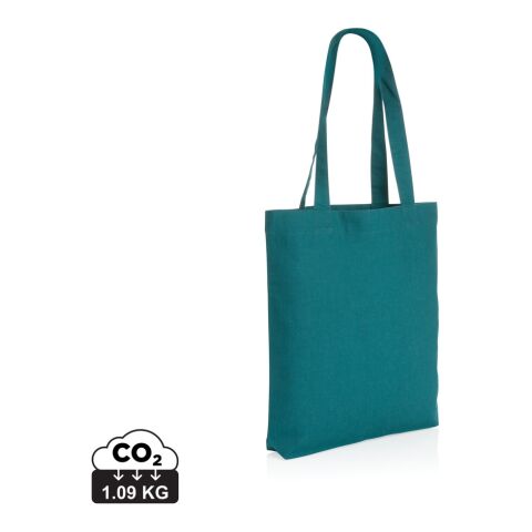 Impact Aware™ 285g/m² Tragetasche aus recyceltem Canvas Grünspan | ohne Werbeanbringung | Nicht verfügbar | Nicht verfügbar | Nicht verfügbar