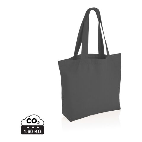 Impact Aware™ 240g/m² rcCanvas Shopper + Tasche, ungefärbt grau | ohne Werbeanbringung | Nicht verfügbar | Nicht verfügbar | Nicht verfügbar