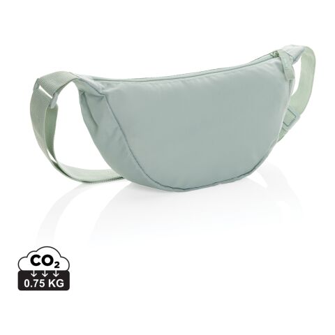 Werbeartikel Crescent AWARE RPET Half-Moon Sling Tasche – Iceberg green