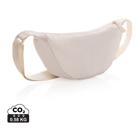 Crescent AWARE™ RPET Half-Moon Sling Tasche grau | ohne Werbeanbringung | Nicht verfügbar | Nicht verfügbar | Nicht verfügbar