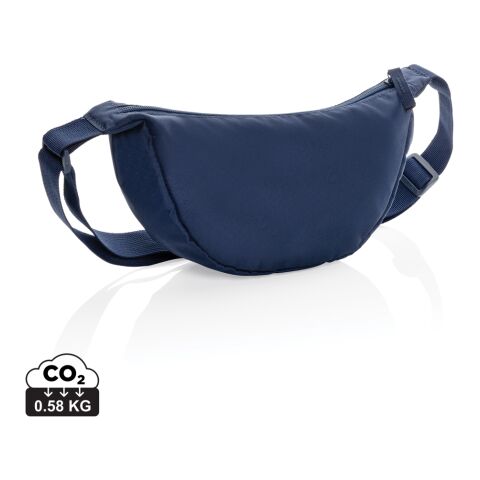 Crescent AWARE™ RPET Half-Moon Sling Tasche navy blau | ohne Werbeanbringung | Nicht verfügbar | Nicht verfügbar | Nicht verfügbar