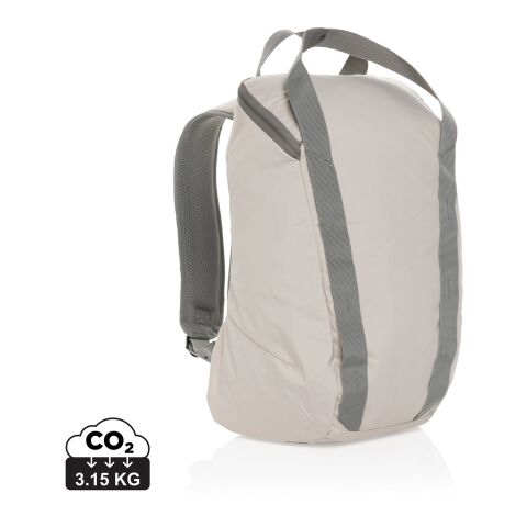 Werbeartikel Sienna AWARE RPET 14" Everyday Laptop-Rucksack – grau – mit Logo bedruckt