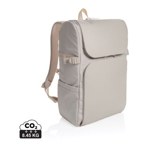 Werbeartikel Pascal AWARE RPET Deluxe Weekend Rucksack – beige – mit Logo bedruckt