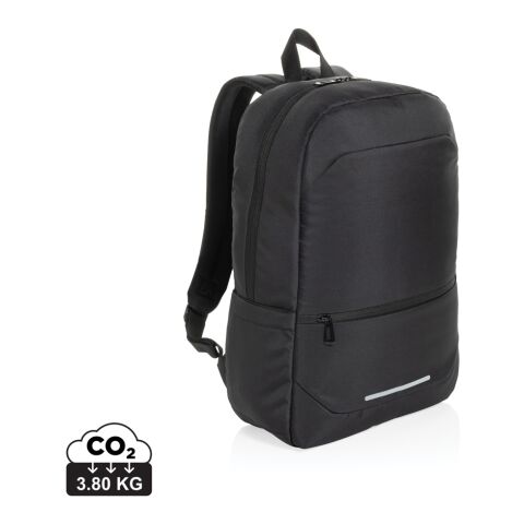 Werbeartikel CityPack AWARE RPET Business 15,6"-Laptop-Rucksack – schwarz – mit Logo bedruckt