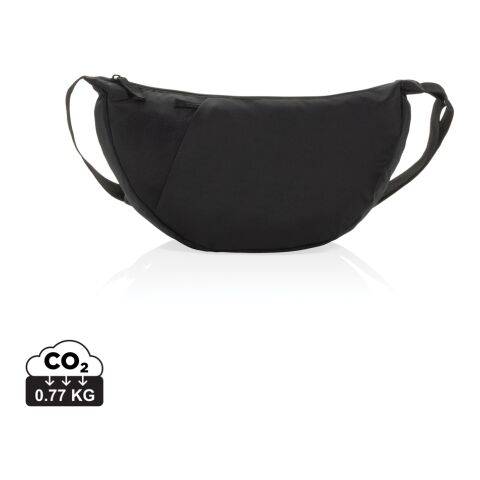 Crescent XL AWARE™ RPET Half-Moon Sling Tasche schwarz | ohne Werbeanbringung | Nicht verfügbar | Nicht verfügbar | Nicht verfügbar