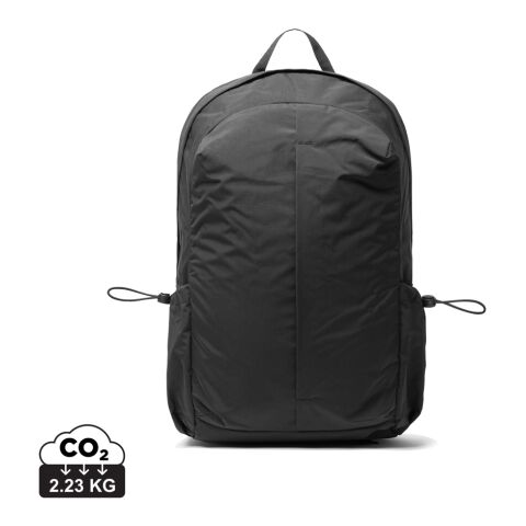 KENTO URBAN 15,6" Rucksack aus RCS recyceltem Nylon schwarz | ohne Werbeanbringung | Nicht verfügbar | Nicht verfügbar
