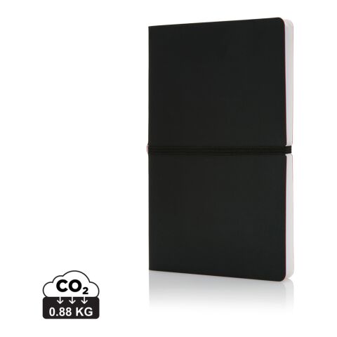 Deluxe Softcover A5 Notizbuch schwarz | ohne Werbeanbringung | Nicht verfügbar | Nicht verfügbar