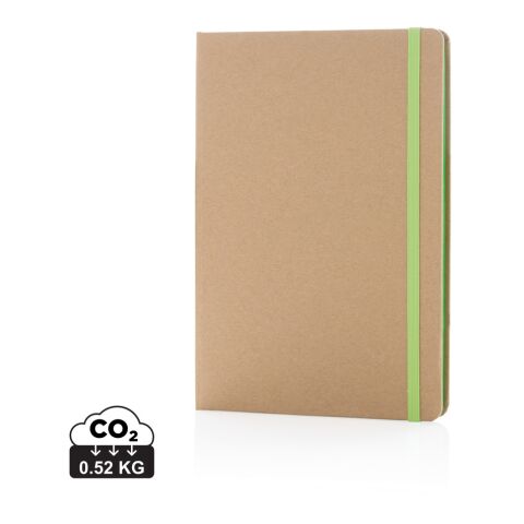 Nachhaltiges A5 Notizbuch grün | ohne Werbeanbringung | Nicht verfügbar | Nicht verfügbar