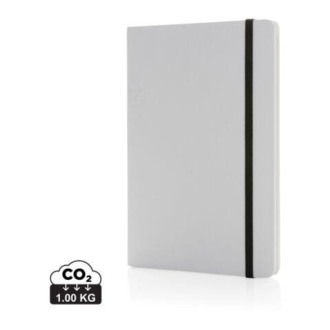 Craftstone A5 Notizbuch aus recycelt. Kraft- und Steinpapier weiß | ohne Werbeanbringung | Nicht verfügbar | Nicht verfügbar