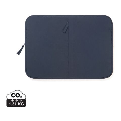 Mitarbeitergeschenk Laptoptasche KENTO URBAN – marineblau – mit Logo bedruckt nachhaltig für 15,6 Zoll Notebooks für das Büro