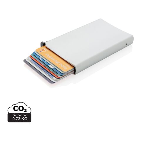 Aluminium RFID Kartenhalter silber | ohne Werbeanbringung | Nicht verfügbar | Nicht verfügbar