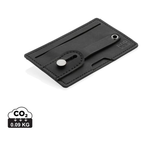 3-in1-RFID Kartenhalter für Ihr Smartphone schwarz | ohne Werbeanbringung | Nicht verfügbar | Nicht verfügbar | Nicht verfügbar