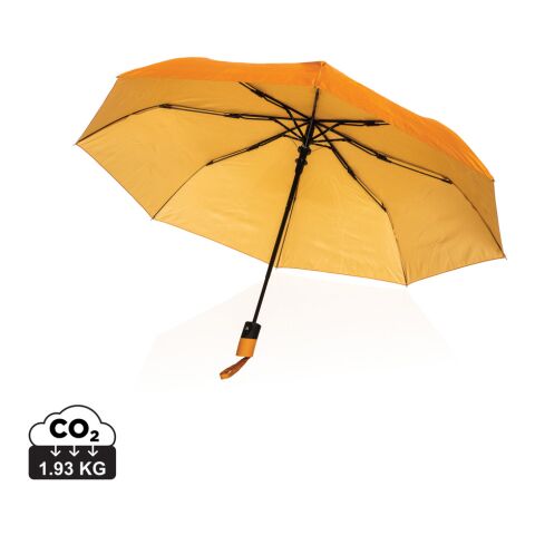 21&quot; Impact AWARE™ 190T Mini-Regenschirm mit Auto-Open Sonnenuhr Orange | ohne Werbeanbringung | Nicht verfügbar | Nicht verfügbar