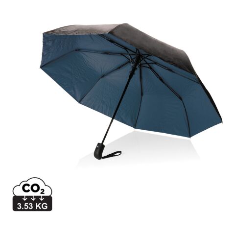 21&quot; Impact AWARE™ RPET 190T Pongee Bi-Color Mini-Schirm blau | ohne Werbeanbringung | Nicht verfügbar | Nicht verfügbar
