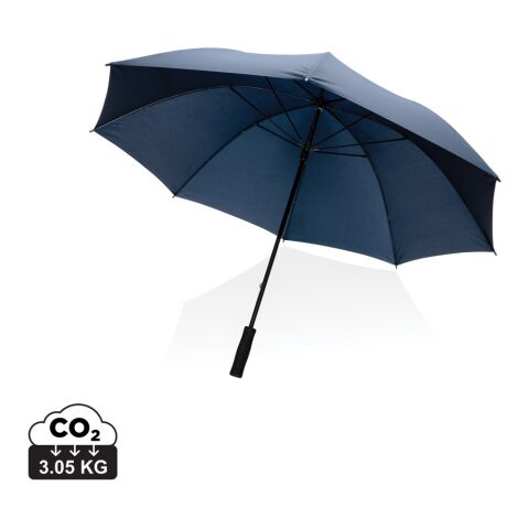 Werbeartikel 30" Impact AWARE RPET 190T Stormproof-Schirm – marineblau – mit Logo bedruckt
