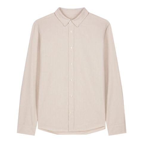 Stanley&amp;Stella - Stanley Oxford Shirt beige | XS | ohne Werbeanbringung
