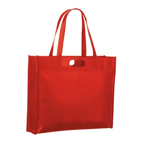 PP-Tasche 44x38cm City Shopper Bag rot | ohne Werbeanbringung | ohne Werbeanbringung